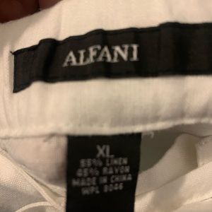 Mens used linen pants.